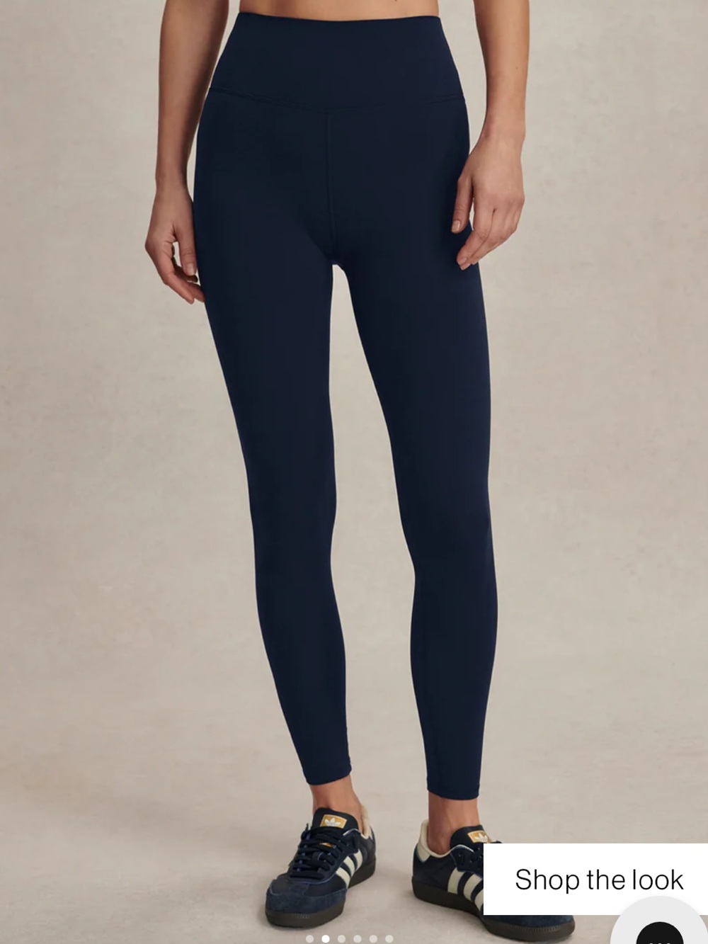 Varley high rise 25inch navy leggings